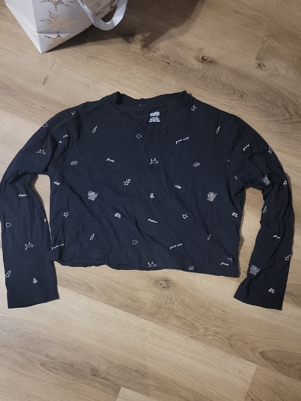 PINK Victoria's Secret Black Long Sleeve